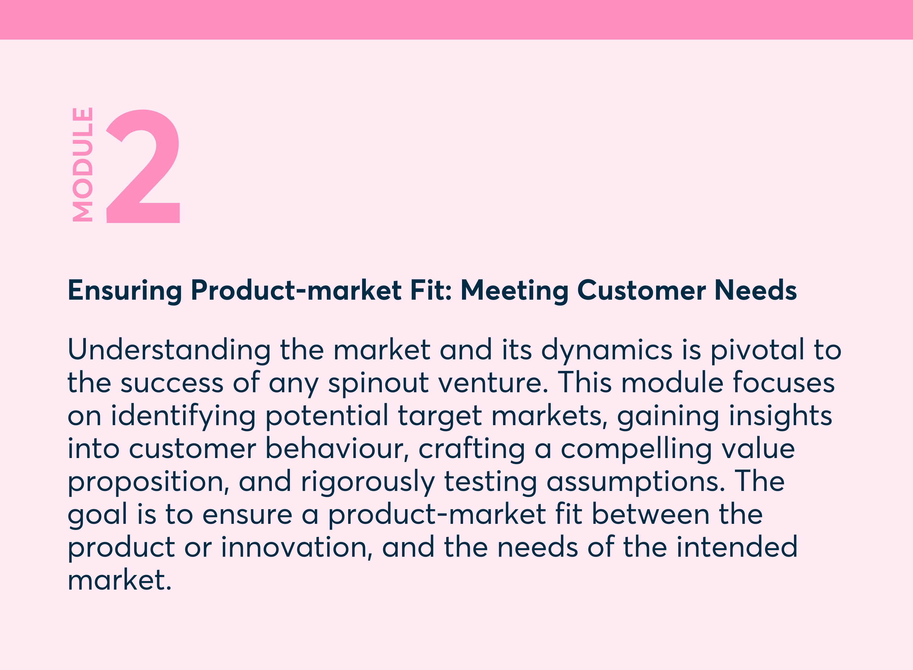 Ensuring product market fit: Meeting customer needs